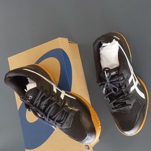 ASICS Gel Rocket Black w/white NEW Women's Sz 11 Volleyball Court Shoes